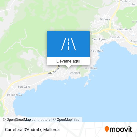 Mapa Carretera D'Andratx