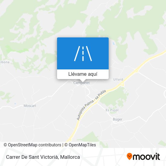 Mapa Carrer De Sant Victorià