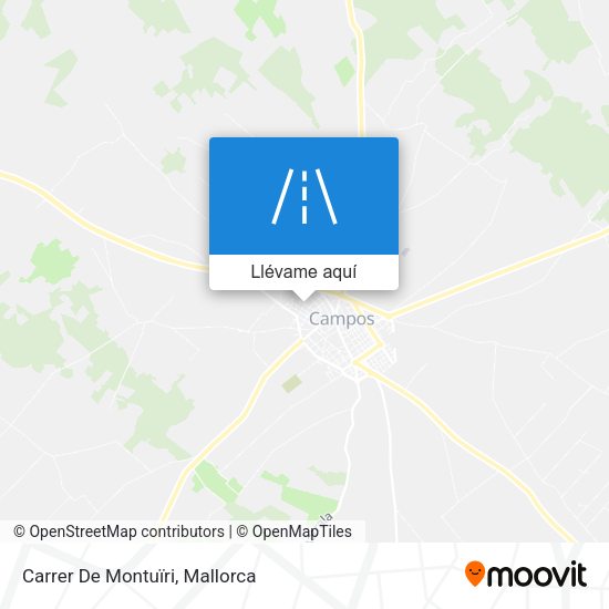 Mapa Carrer De Montuïri