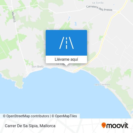 Mapa Carrer De Sa Sípia