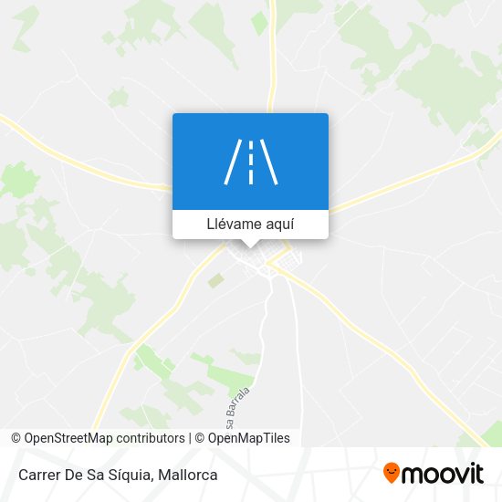 Mapa Carrer De Sa Síquia