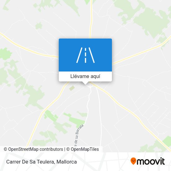 Mapa Carrer De Sa Teulera