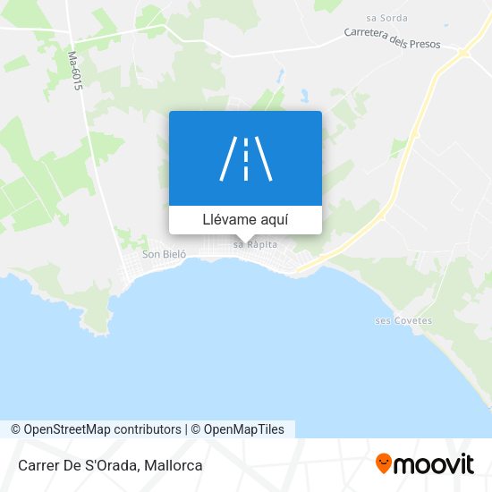Mapa Carrer De S'Orada