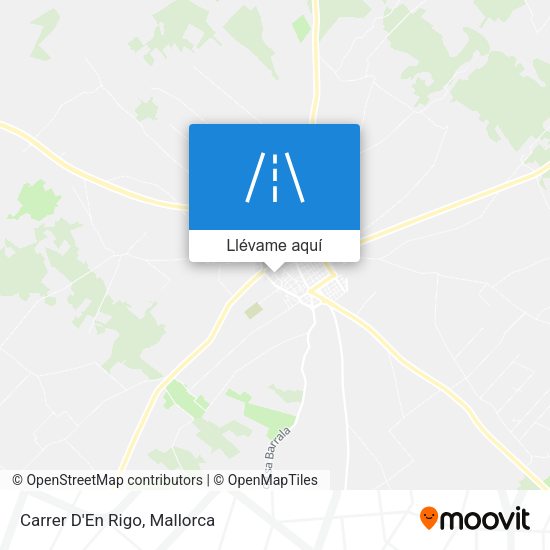 Mapa Carrer D'En Rigo