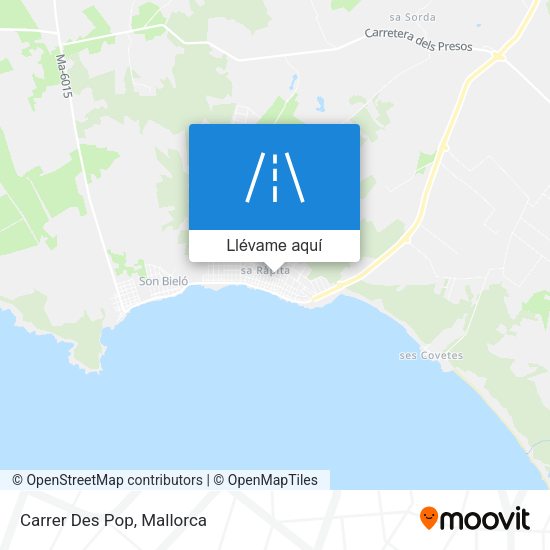 Mapa Carrer Des Pop