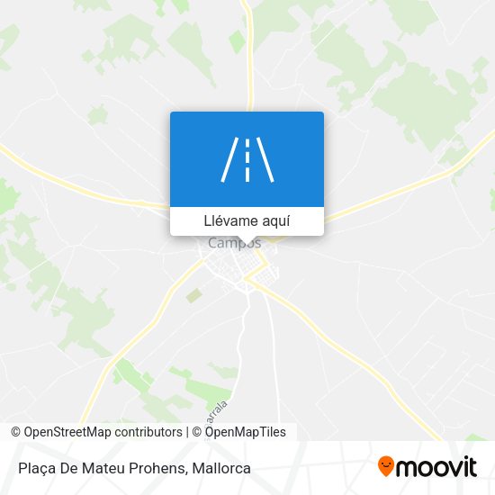 Mapa Plaça De Mateu Prohens