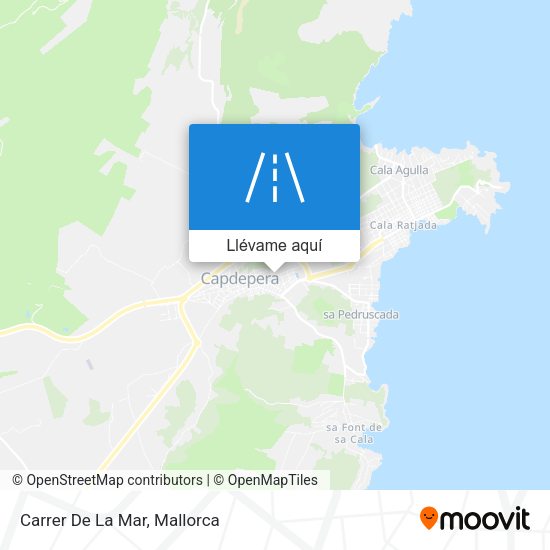 Mapa Carrer De La Mar