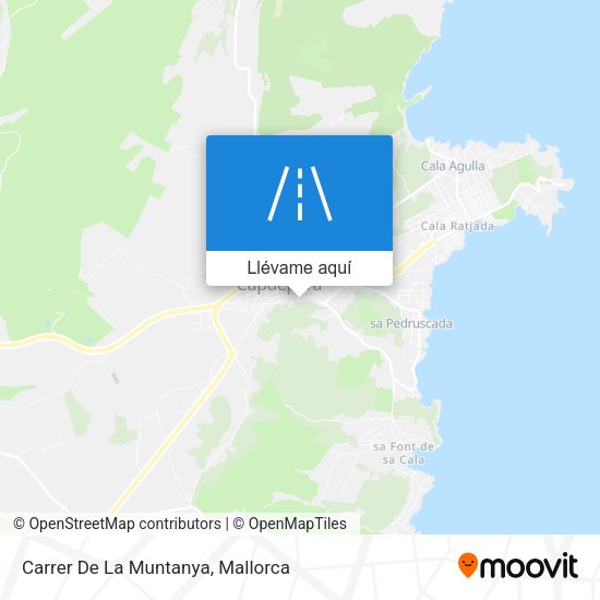 Mapa Carrer De La Muntanya