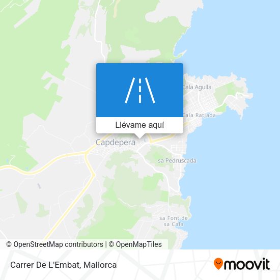 Mapa Carrer De L'Embat