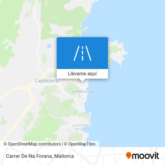 Mapa Carrer De Na Forana