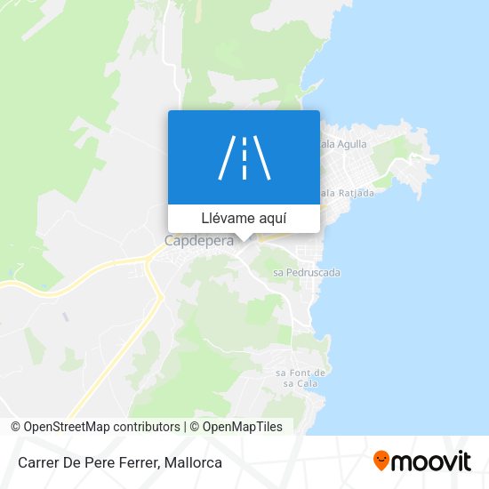 Mapa Carrer De Pere Ferrer