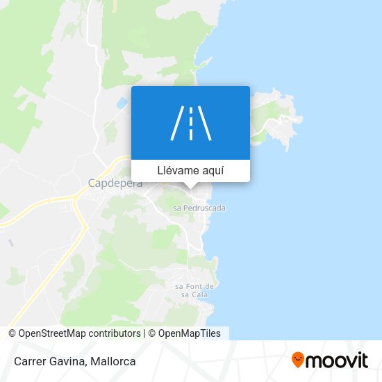 Mapa Carrer Gavina