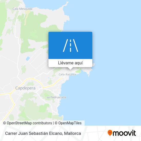 Mapa Carrer Juan Sebastián Elcano