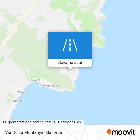 Mapa Via De La Muntanya