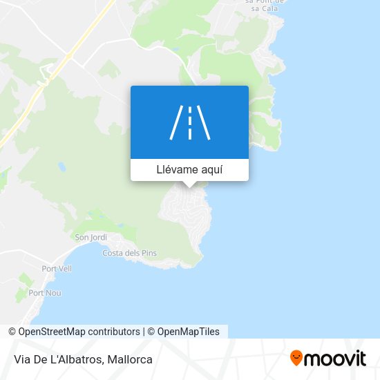 Mapa Via De L'Albatros