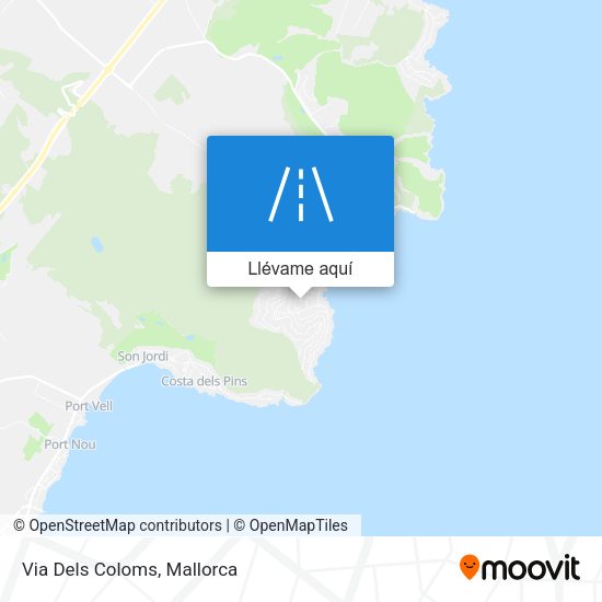 Mapa Via Dels Coloms