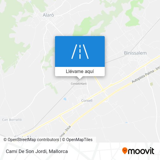 Mapa Camí De Son Jordi