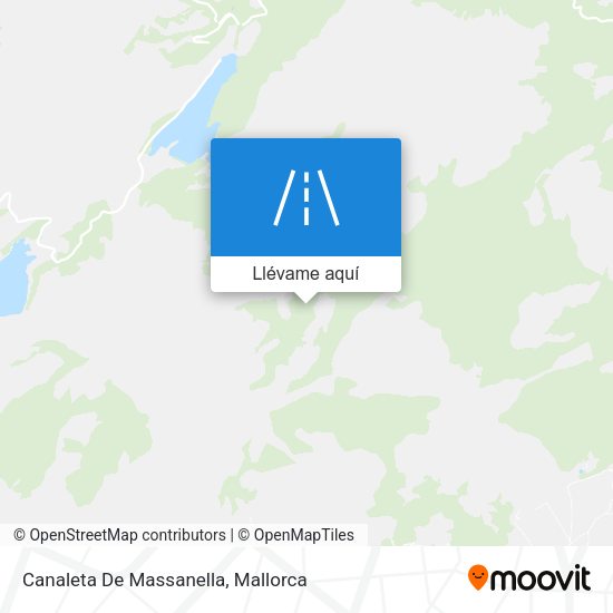 Mapa Canaleta De Massanella