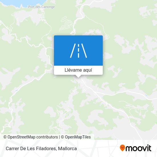 Mapa Carrer De Les Filadores