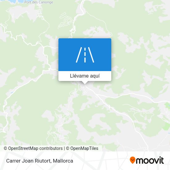 Mapa Carrer Joan Riutort