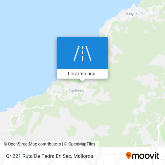 Mapa Gr 221 Ruta De Pedra En Sec