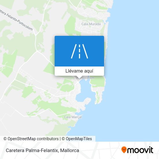 Mapa Caretera Palma-Felantix