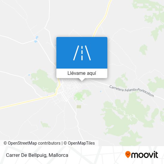Mapa Carrer De Bellpuig