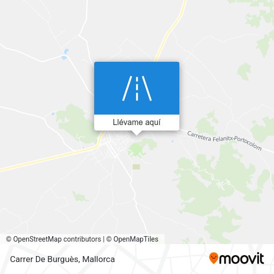 Mapa Carrer De Burguès