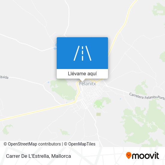 Mapa Carrer De L'Estrella