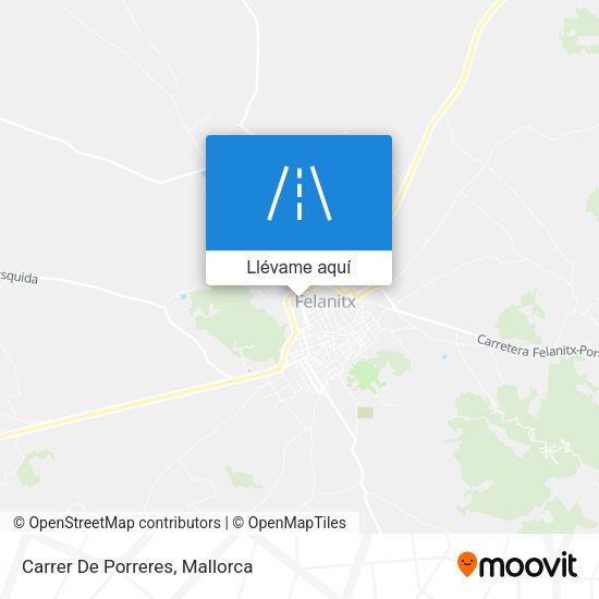 Mapa Carrer De Porreres