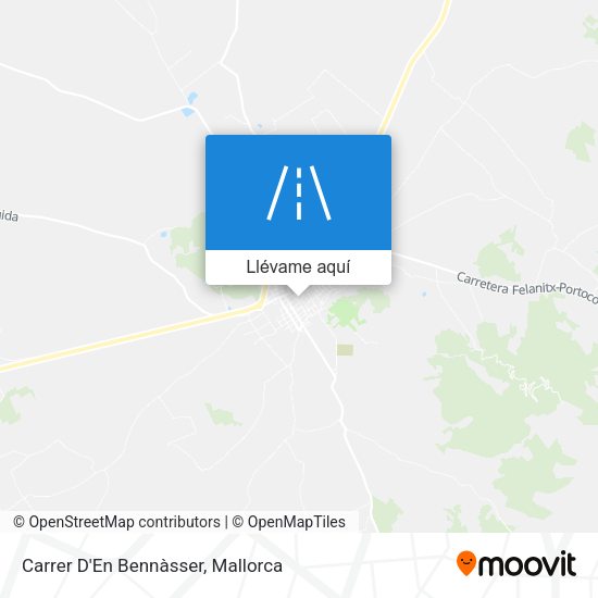 Mapa Carrer D'En Bennàsser