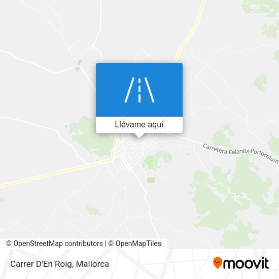 Mapa Carrer D'En Roig
