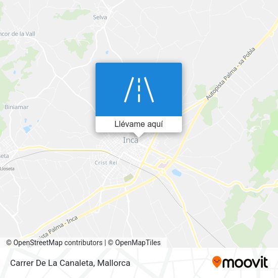 Mapa Carrer De La Canaleta
