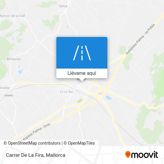 Mapa Carrer De La Fira