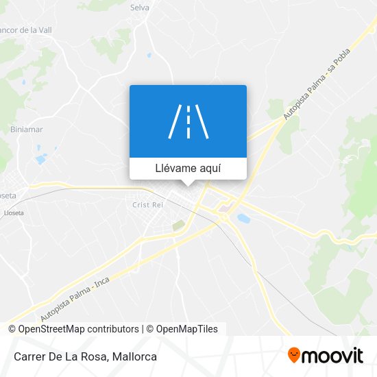 Mapa Carrer De La Rosa