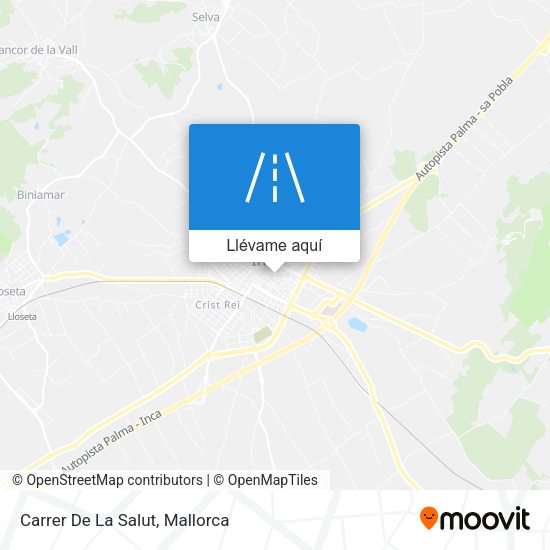 Mapa Carrer De La Salut