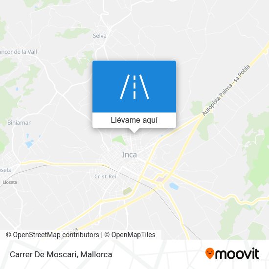 Mapa Carrer De Moscari
