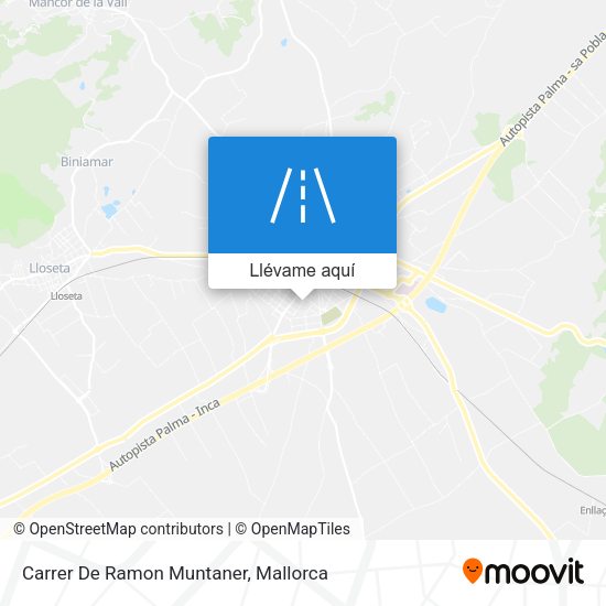 Mapa Carrer De Ramon Muntaner