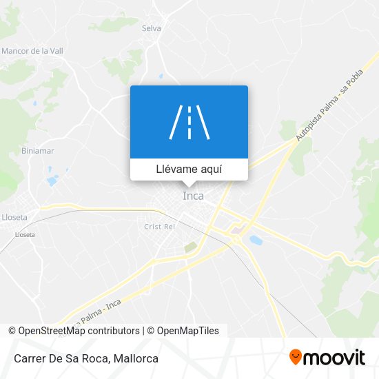Mapa Carrer De Sa Roca