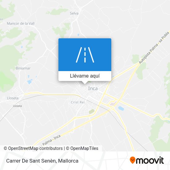 Mapa Carrer De Sant Senèn