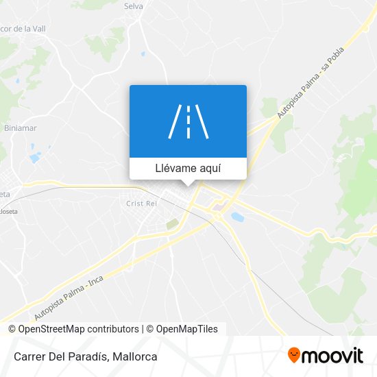 Mapa Carrer Del Paradís