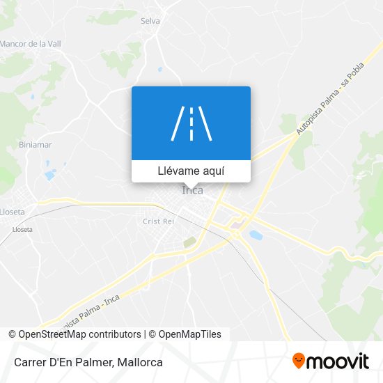 Mapa Carrer D'En Palmer