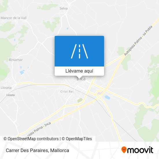 Mapa Carrer Des Paraires
