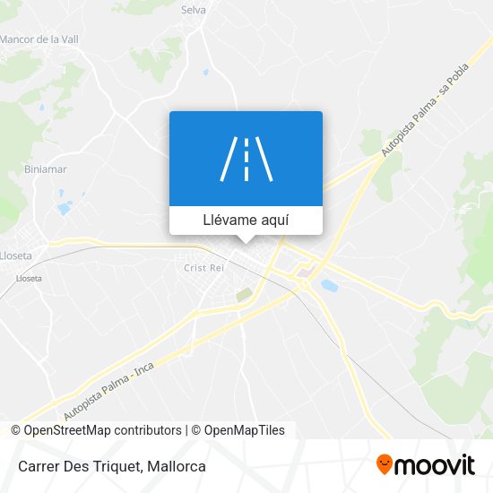 Mapa Carrer Des Triquet