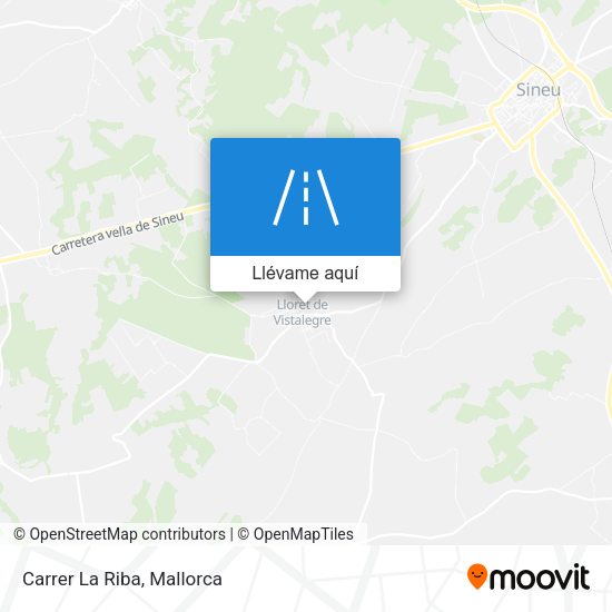 Mapa Carrer La Riba