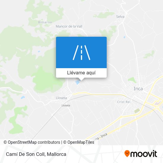 Mapa Camí De Son Coll