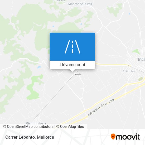 Mapa Carrer Lepanto