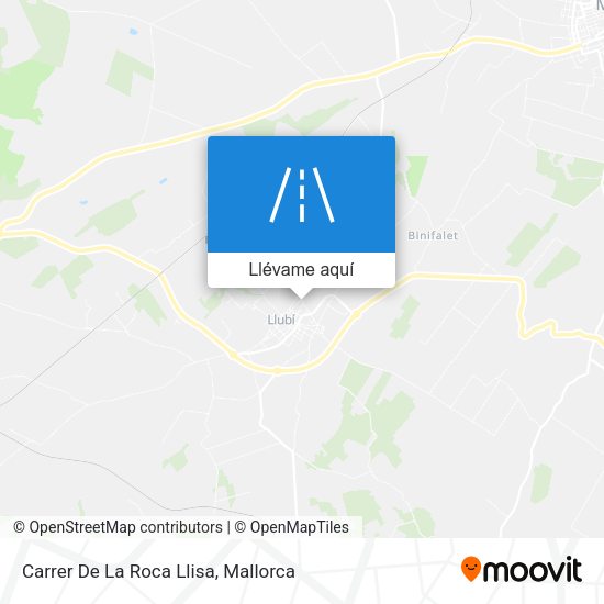 Mapa Carrer De La Roca Llisa