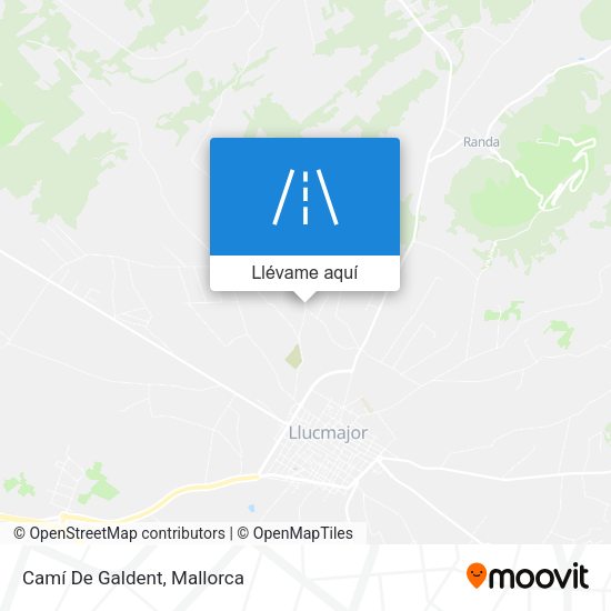 Mapa Camí De Galdent
