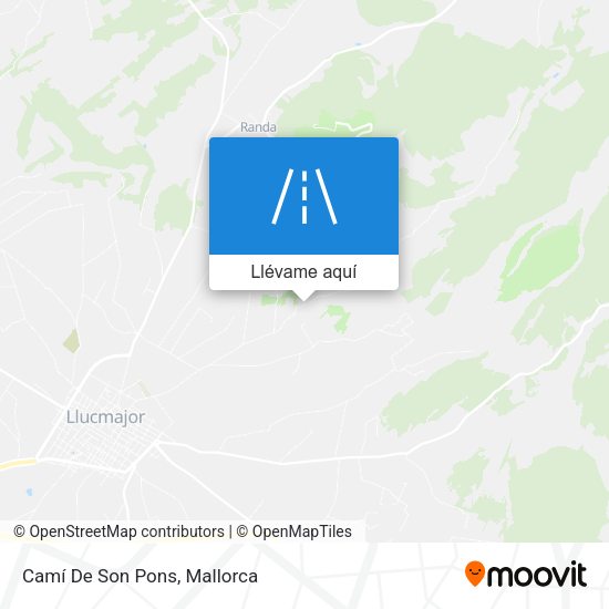Mapa Camí De Son Pons